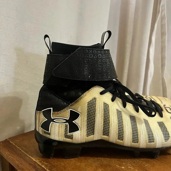 Under Armour CIN MC Limited Edition‎ football cleats SZ 9 Iridescent Ankle Strap - Picture 12 of 13